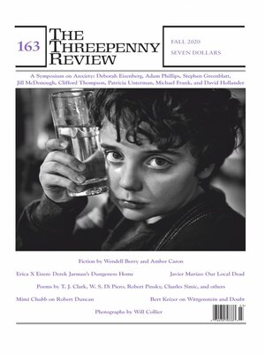 cover image of The Threepenny Review